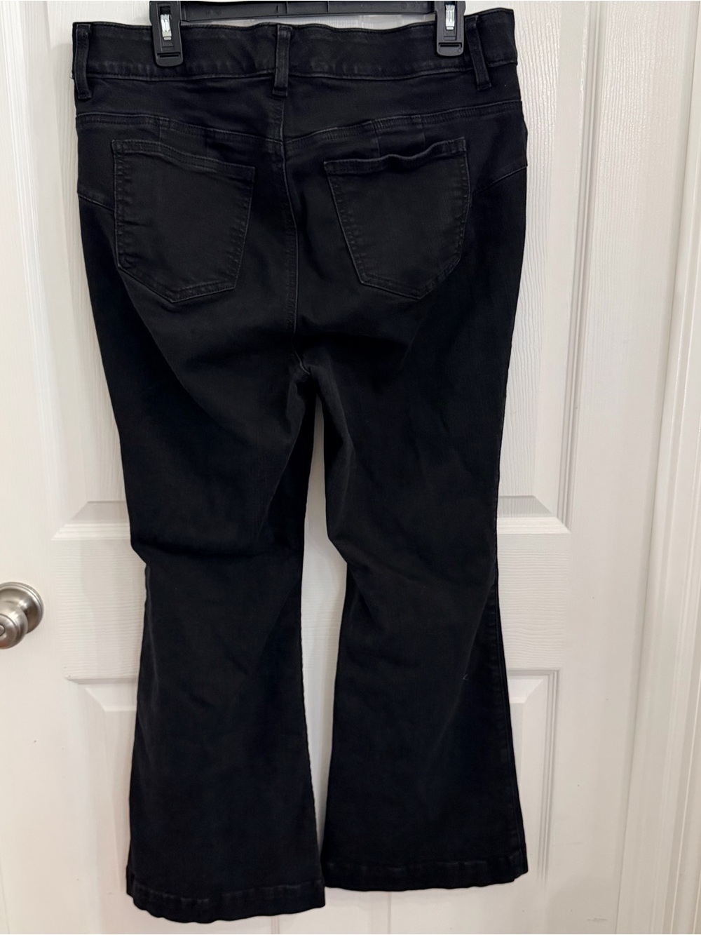 torrid Black Flared Wide-Leg Jeans - Picture 3 of 6